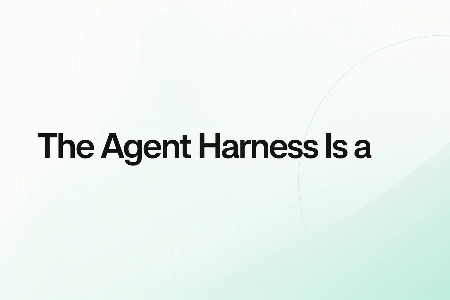 One model producing different outcomes through different agent harnesses