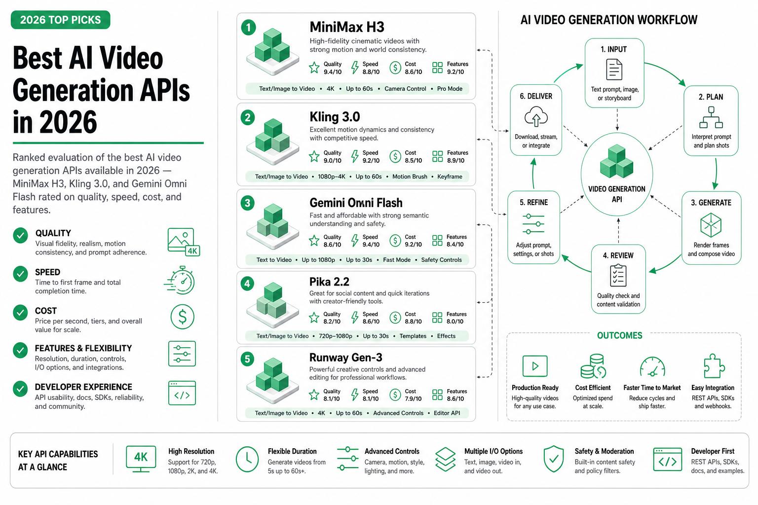 Cover image for Best AI Video Generation APIs in 2026