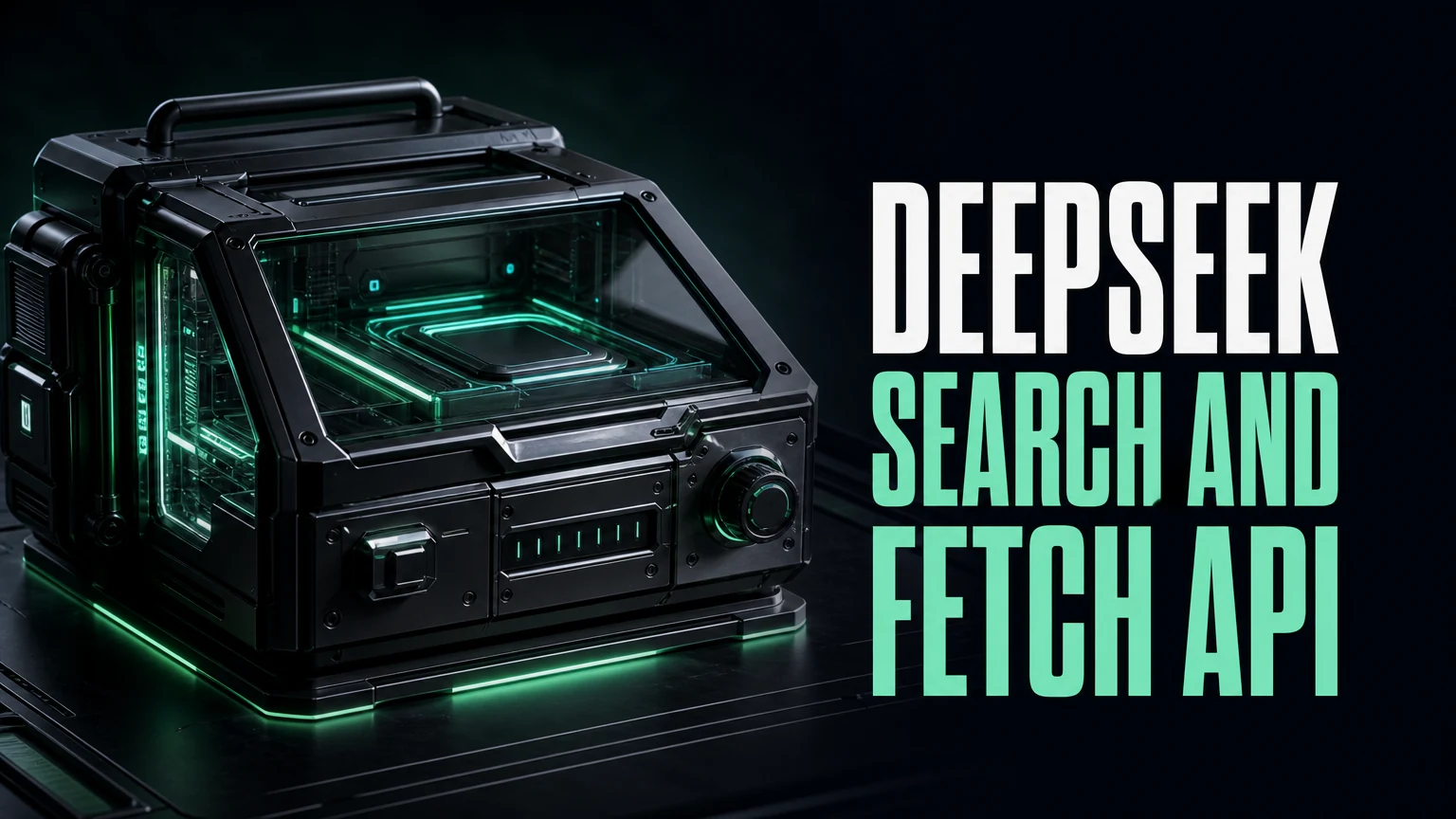 DeepSeek Search and Fetch API cover; editorial artwork
