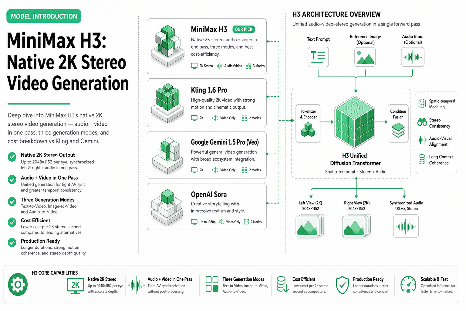 Cover image for MiniMax H3: Native 2K Stereo Video Generation