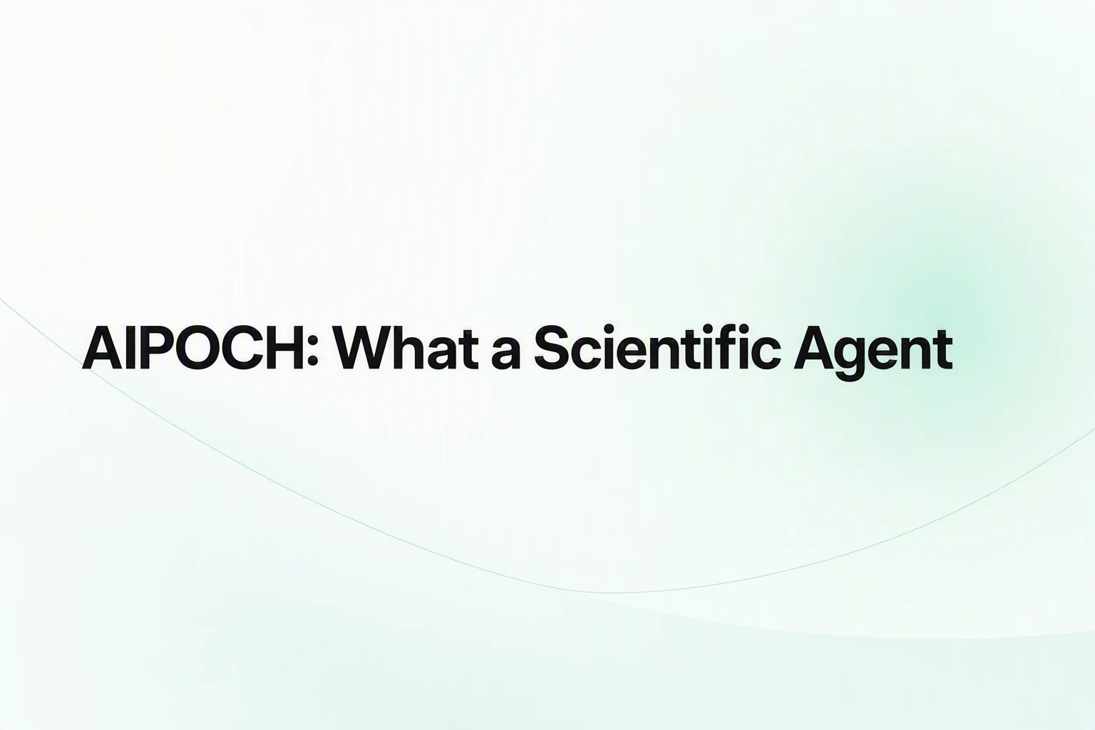 Scientific agent harness connecting sources, branches, artifacts, and audit traces