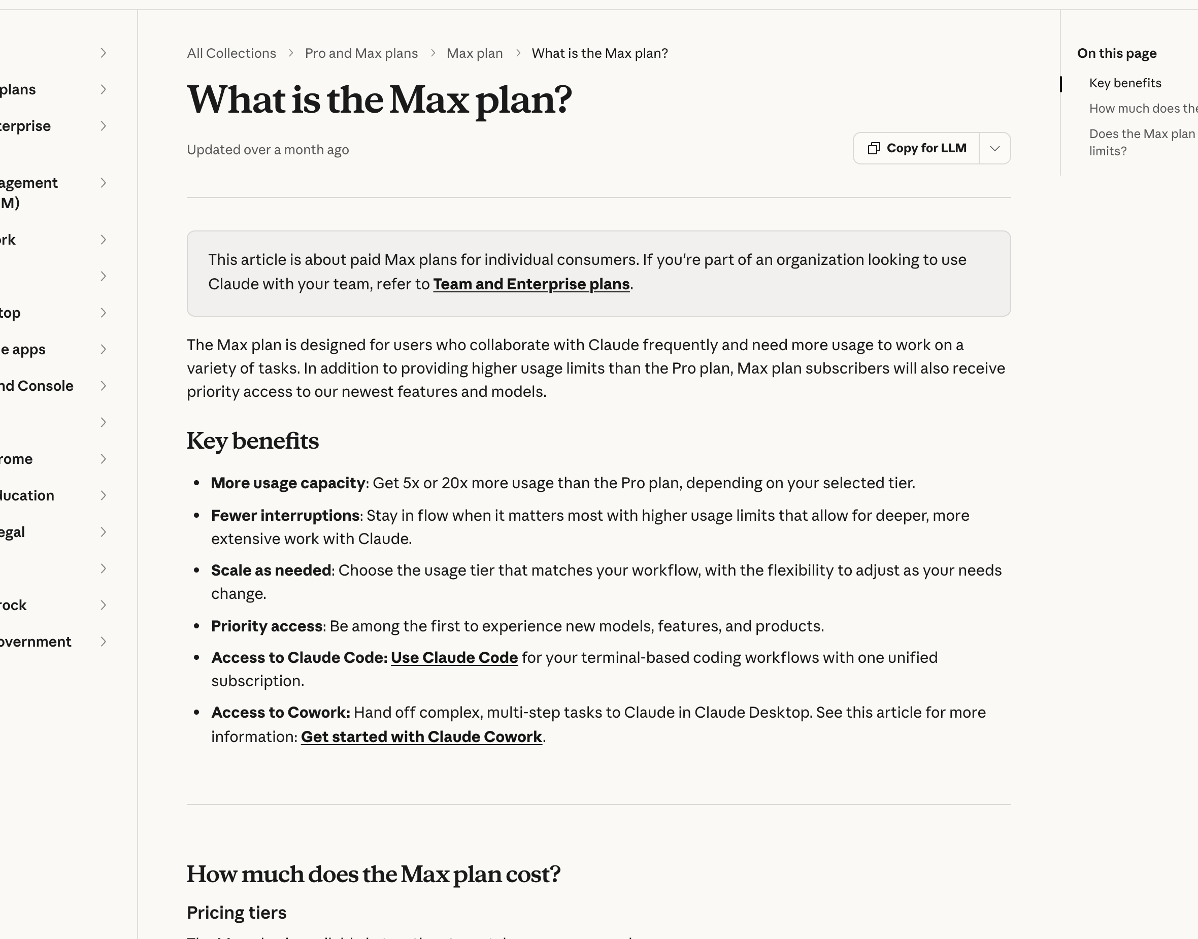 Claude Max 5x and Max 20x plan details
