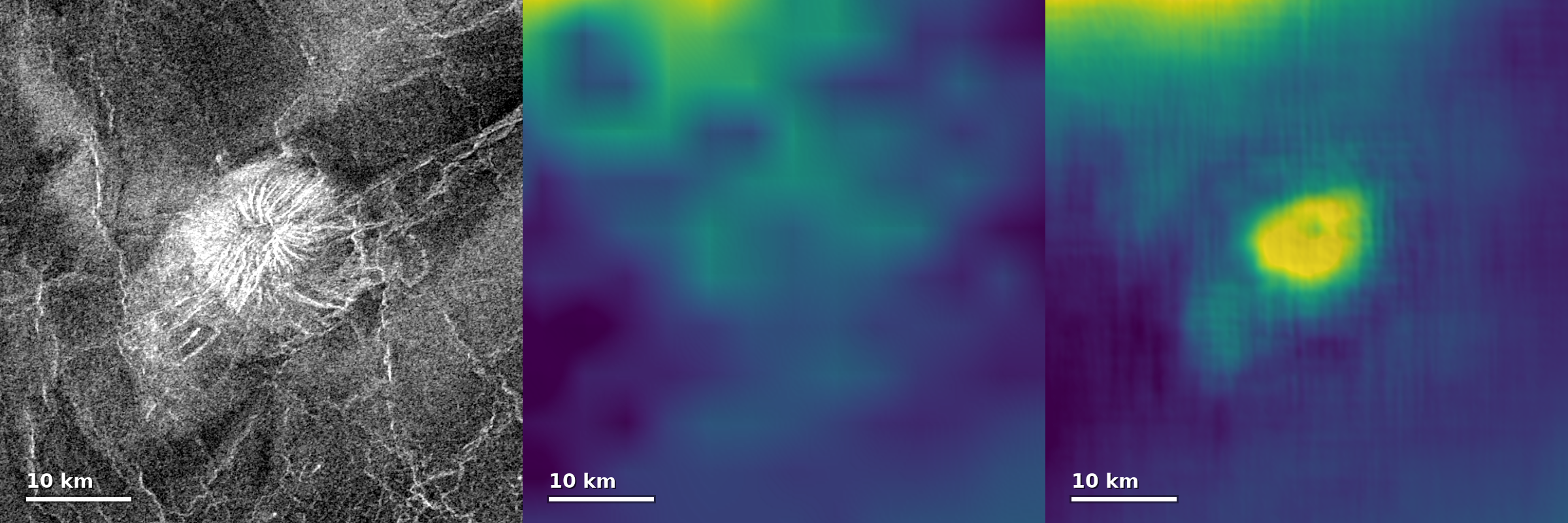 A Venus volcano shown in Magellan radar, legacy altimetry, and a new DEM