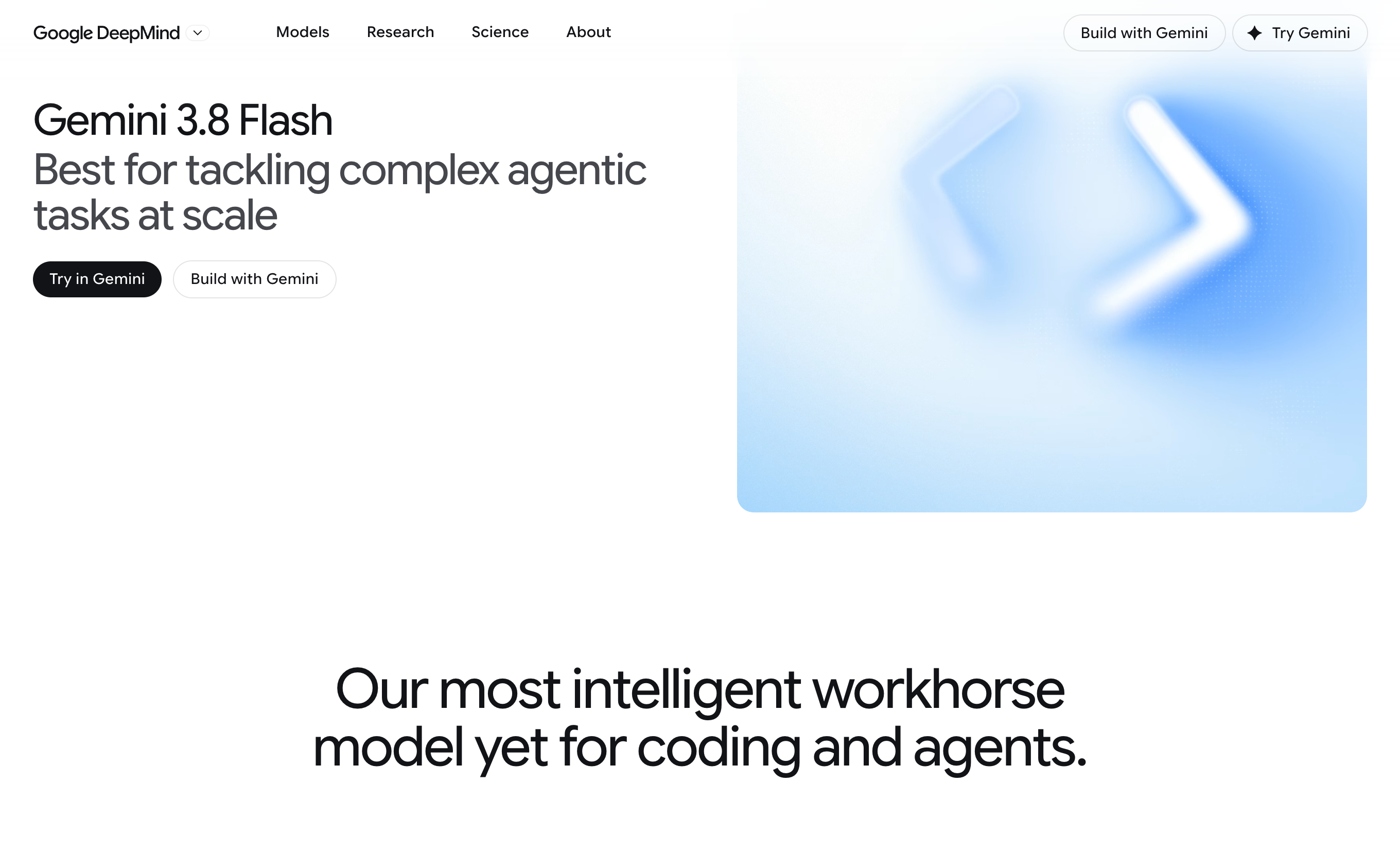 Gemini 3.8 Flash model page