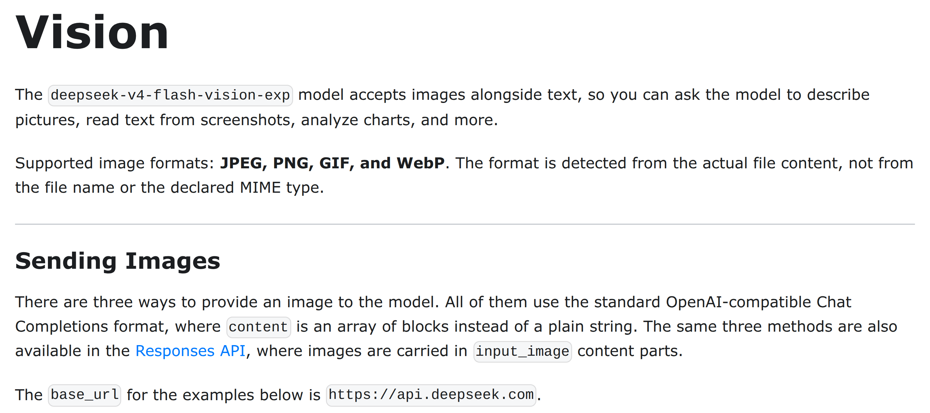 DeepSeek official English Vision documentation